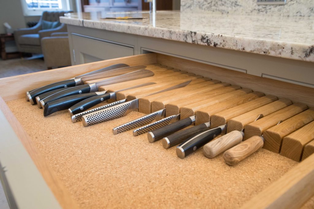 Custom knife drawer