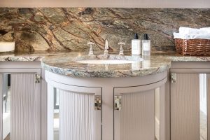 Bathroom with Natural stone top