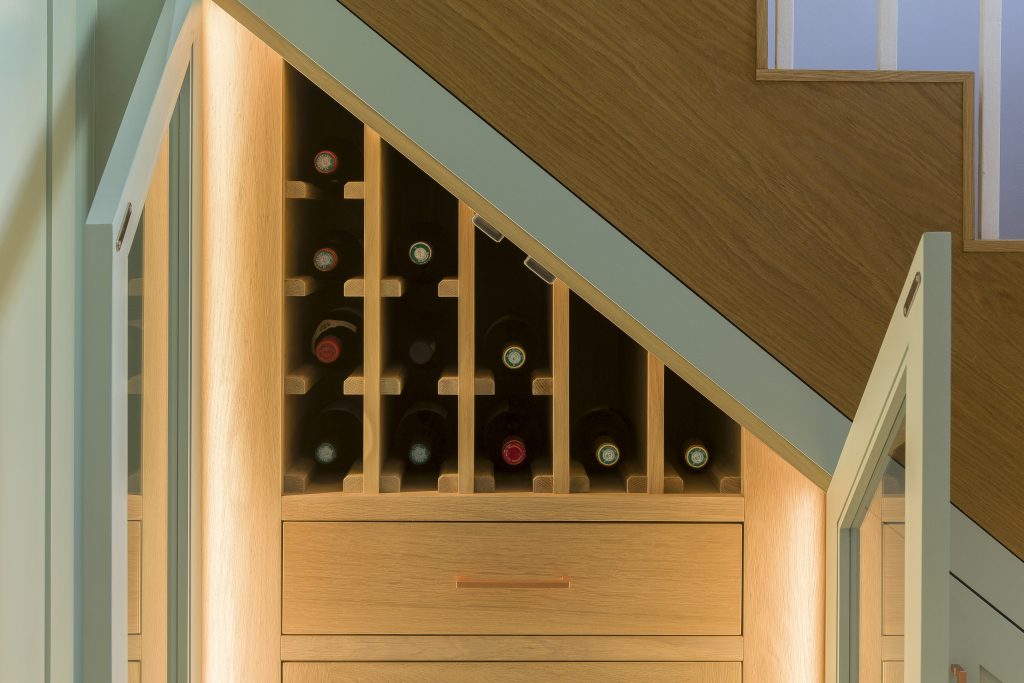 Wine storage rack - Solid oak