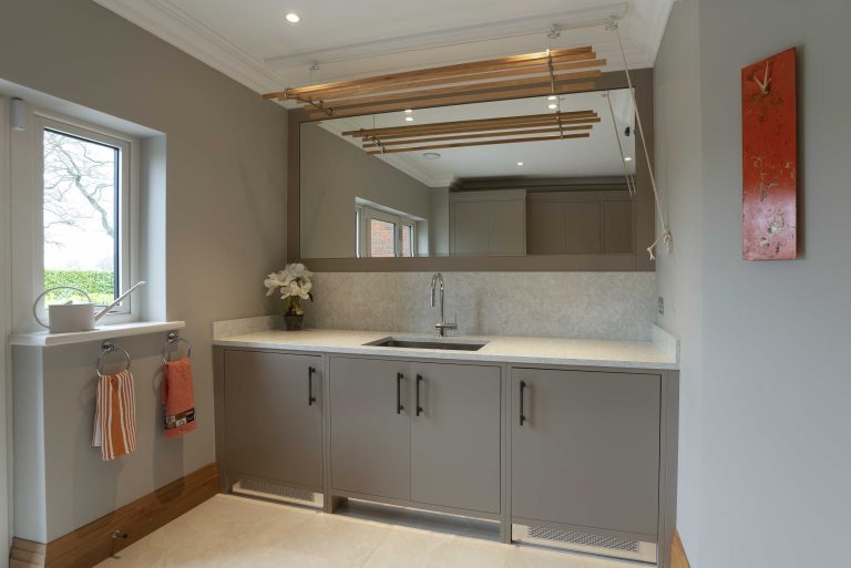 Utility with pully above